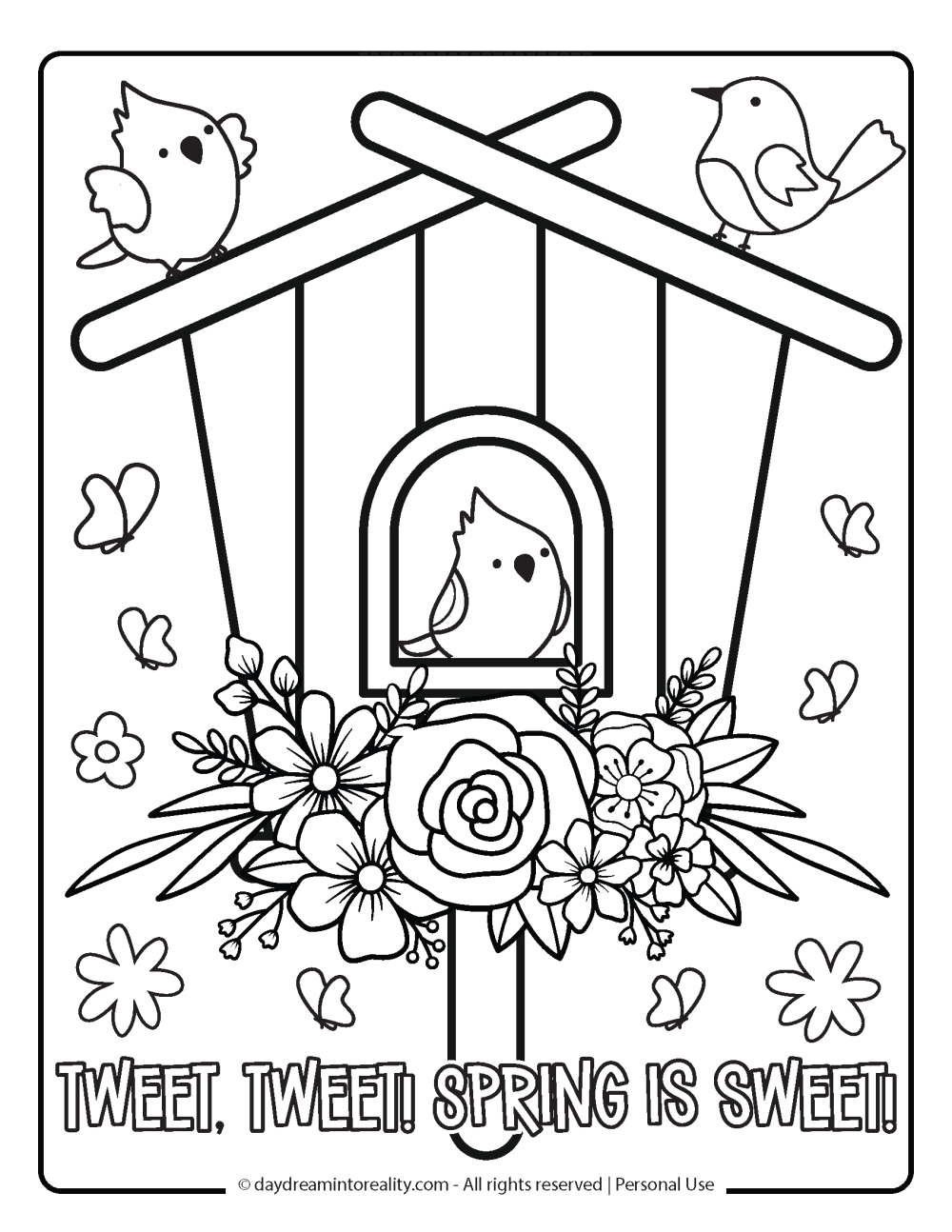 free coloring pages spring free coloring pages spring