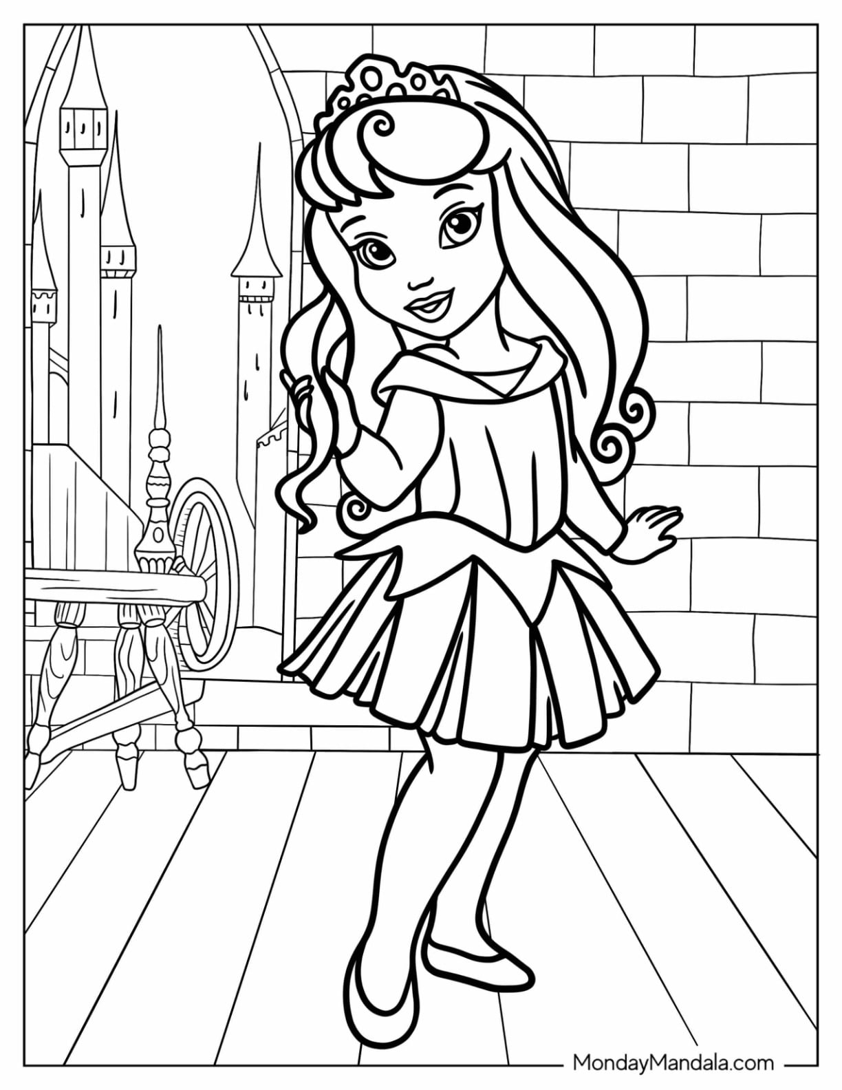 Sleeping Beauty Coloring Pages Printables US Sleeping Beauty Coloring Pages Printables US