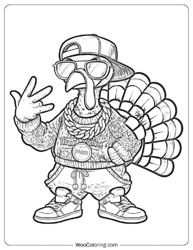 36 Turkey Coloring Pages Free PDF To Print Woo Coloring