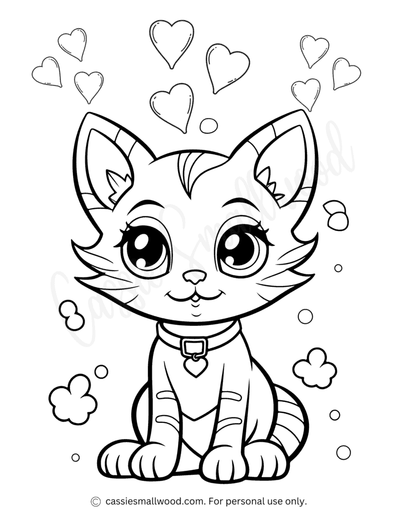 cute cats coloring pages cute cats coloring pages