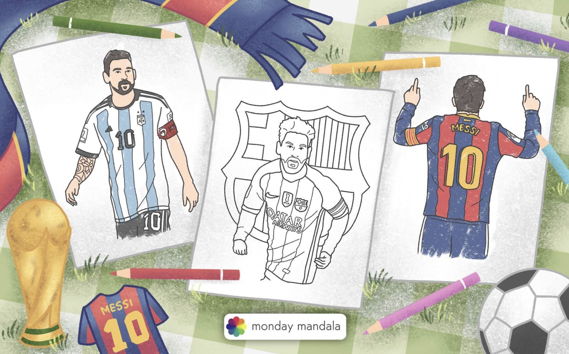38 Lionel Messi Coloring Pages Free PDF Printables 