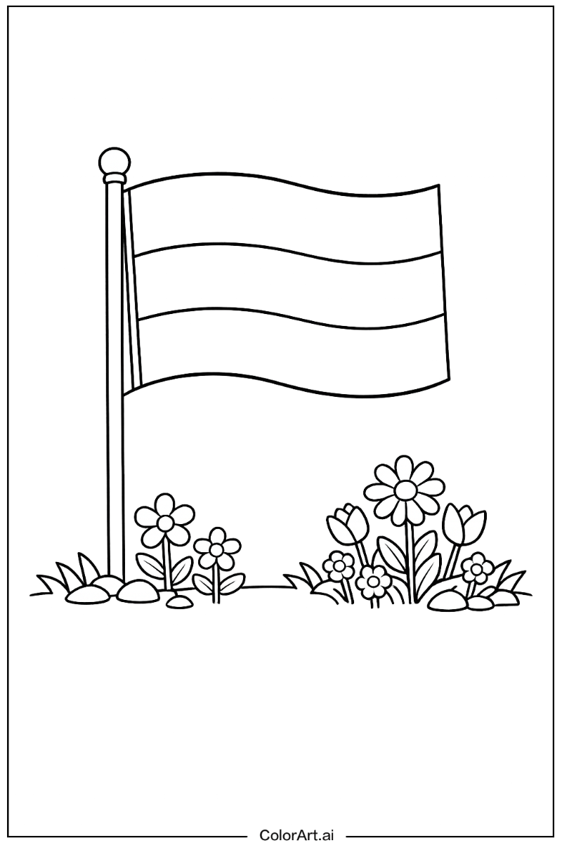 39 Free Gabon Flag Coloring Pages Printable PDF PNG 