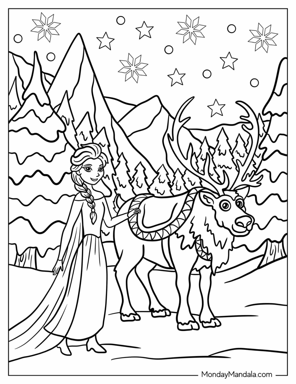 40 Elsa Coloring Pages Free PDF Printables 40 Elsa Coloring Pages Free PDF Printables