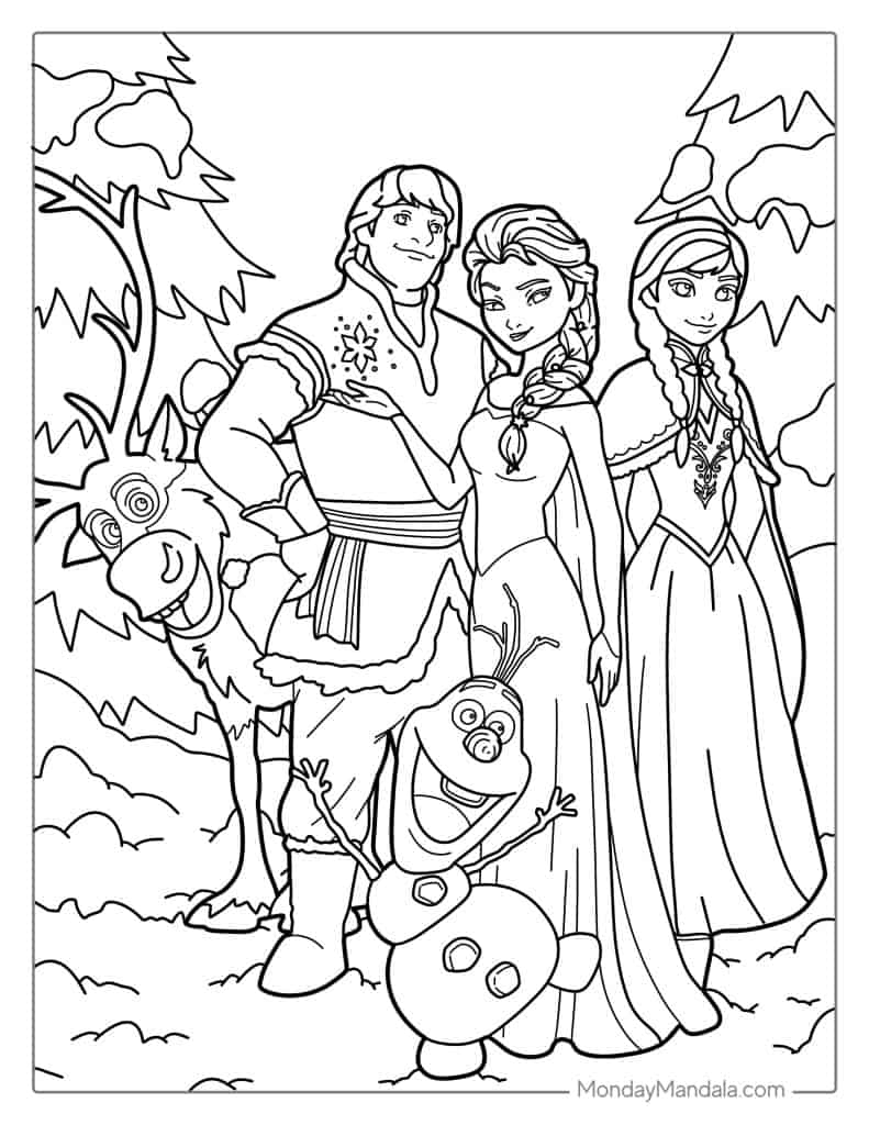40 Elsa Coloring Pages Free PDF Printables 