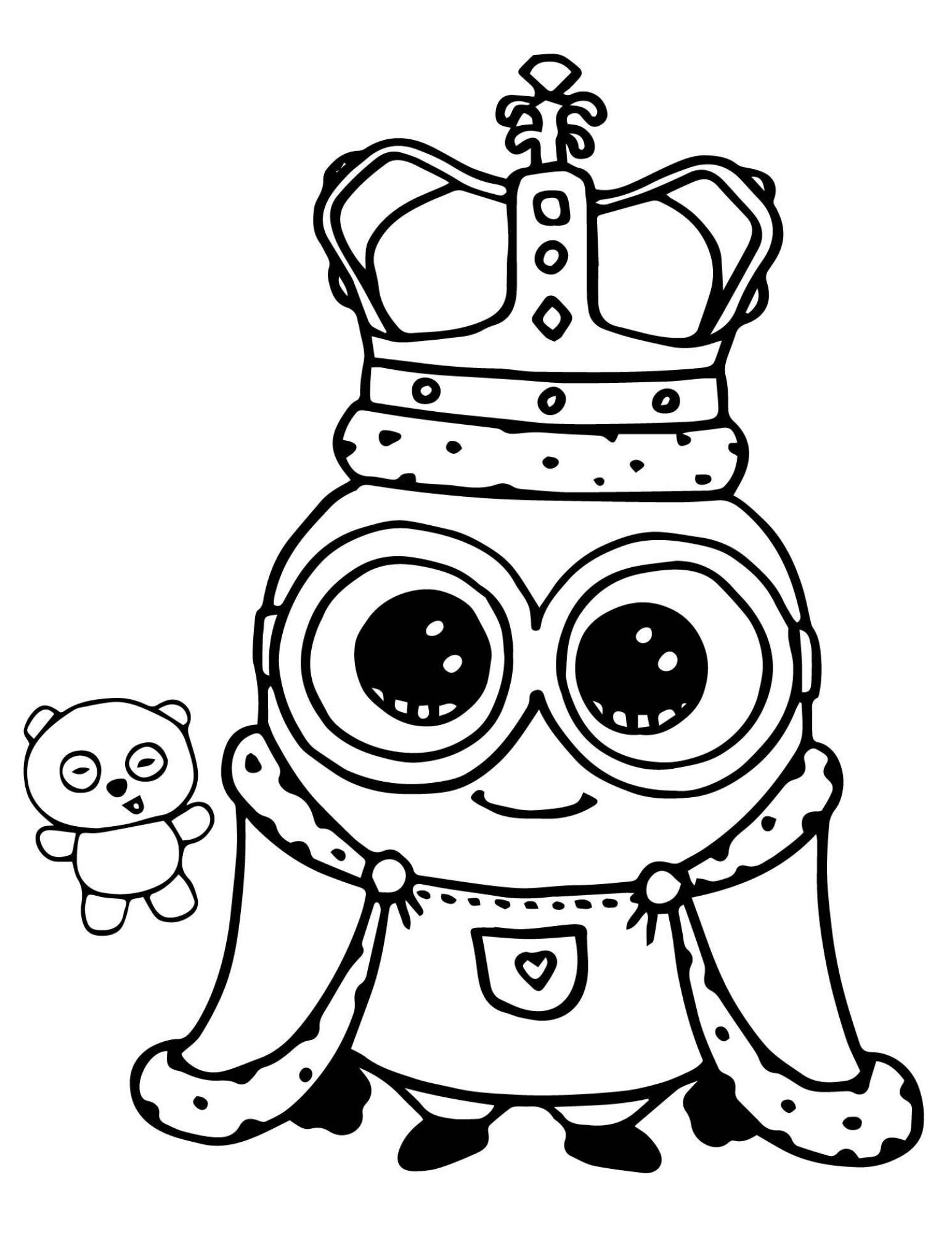 pictures to color minions