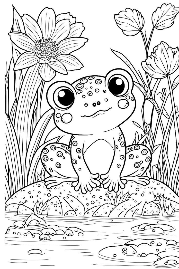 frog pictures to color frog pictures to color