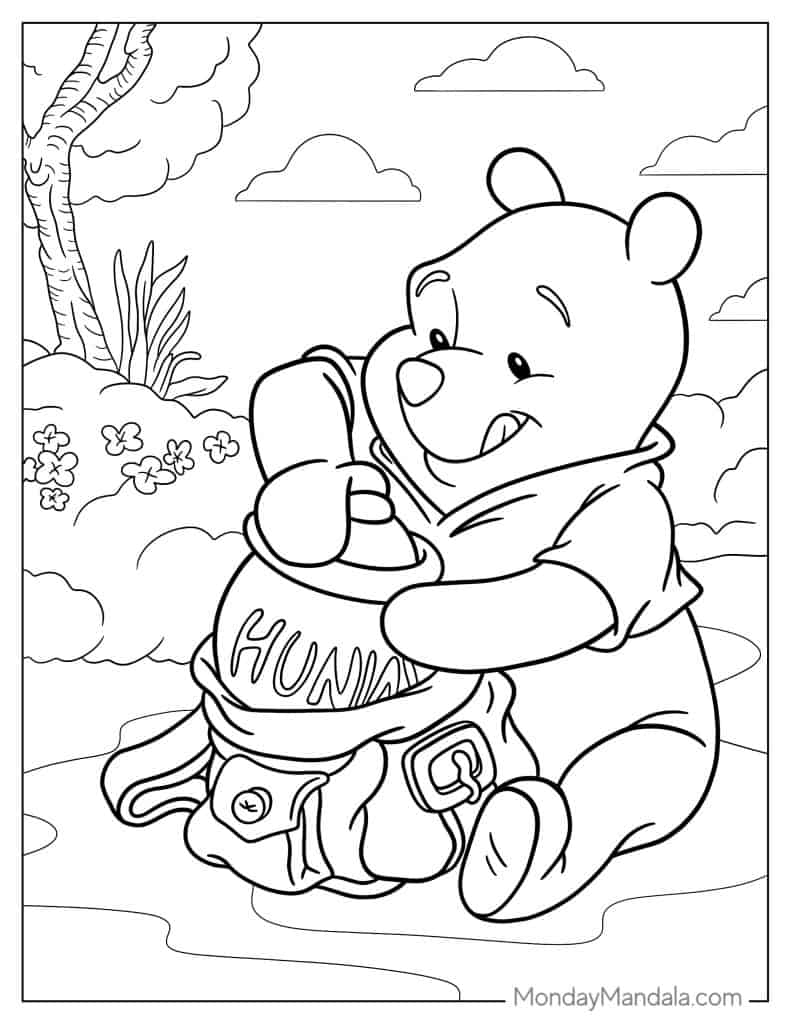 40 Winnie The Pooh Coloring Pages Free PDF Printables 40 Winnie The Pooh Coloring Pages Free PDF Printables