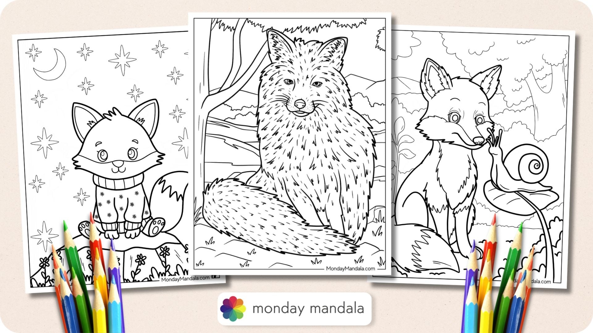 41 Fox Coloring Pages Free PDF Printables 