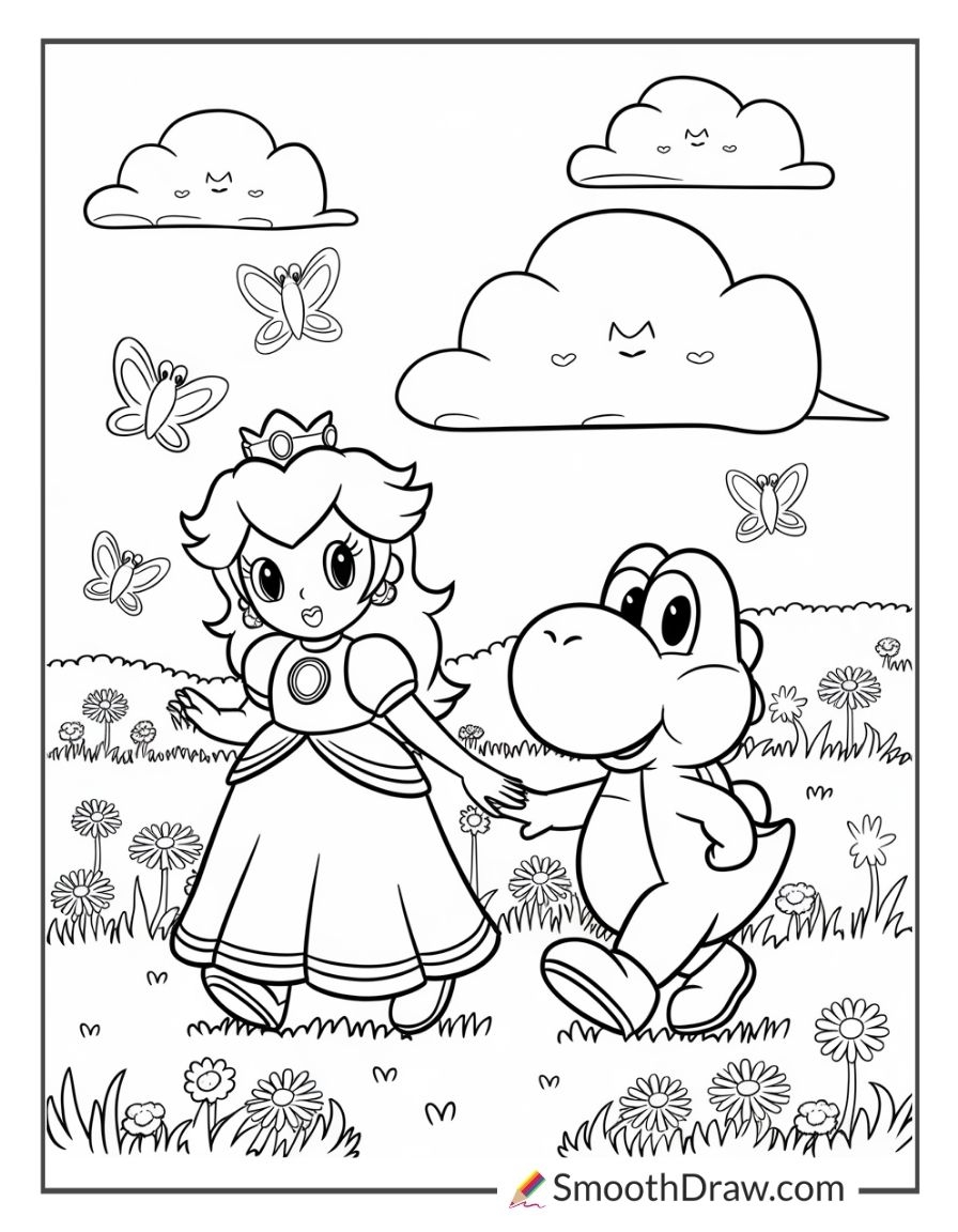 43 Mario Coloring Pages Free Printable PDFs 