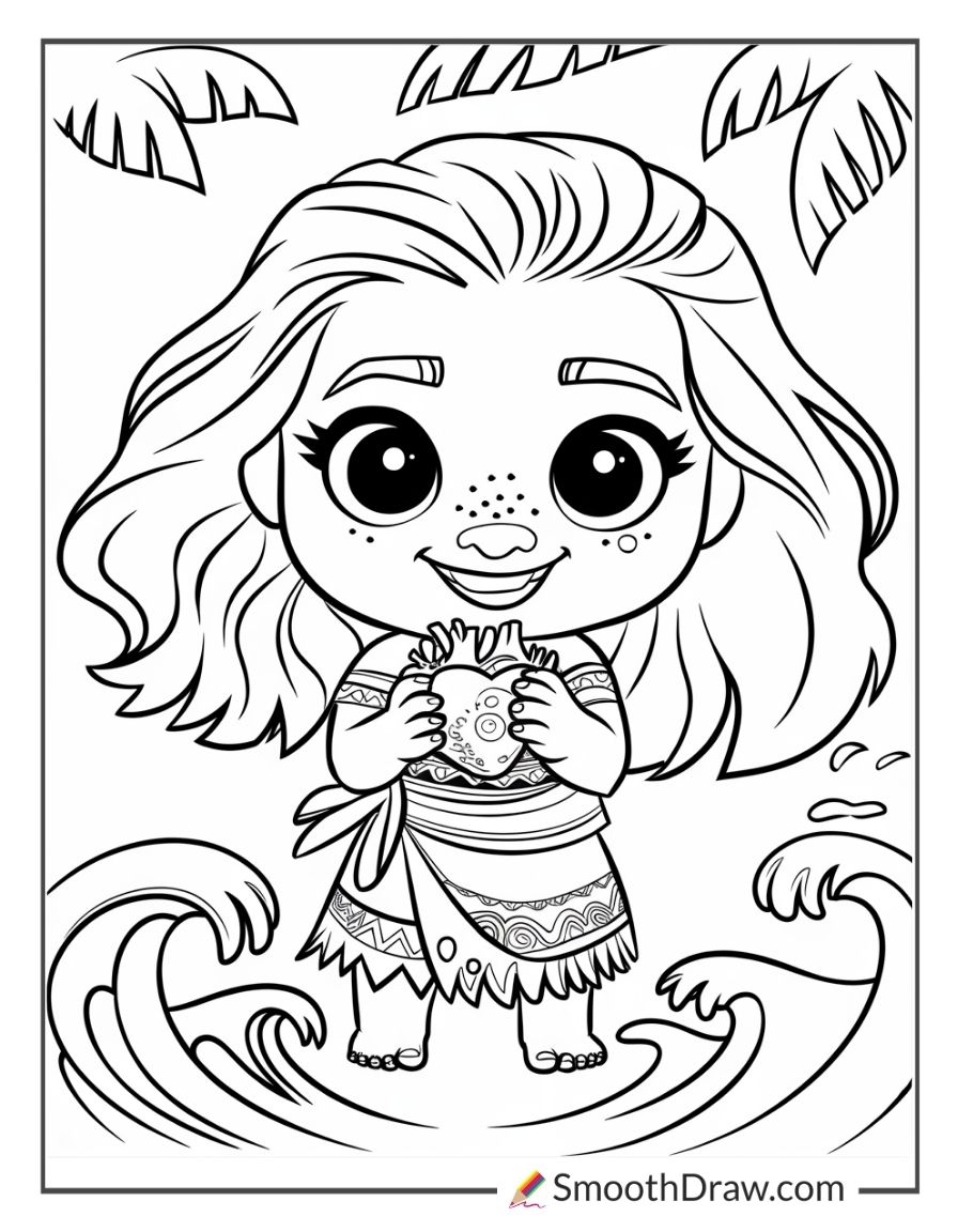 47 Moana Coloring Pages Free PDFs 