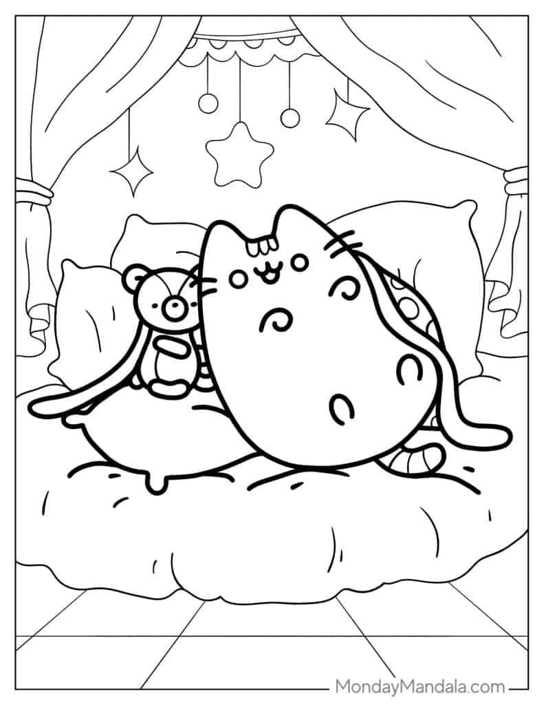 48 Pusheen Coloring Pages Free PDF Printables 48 Pusheen Coloring Pages Free PDF Printables