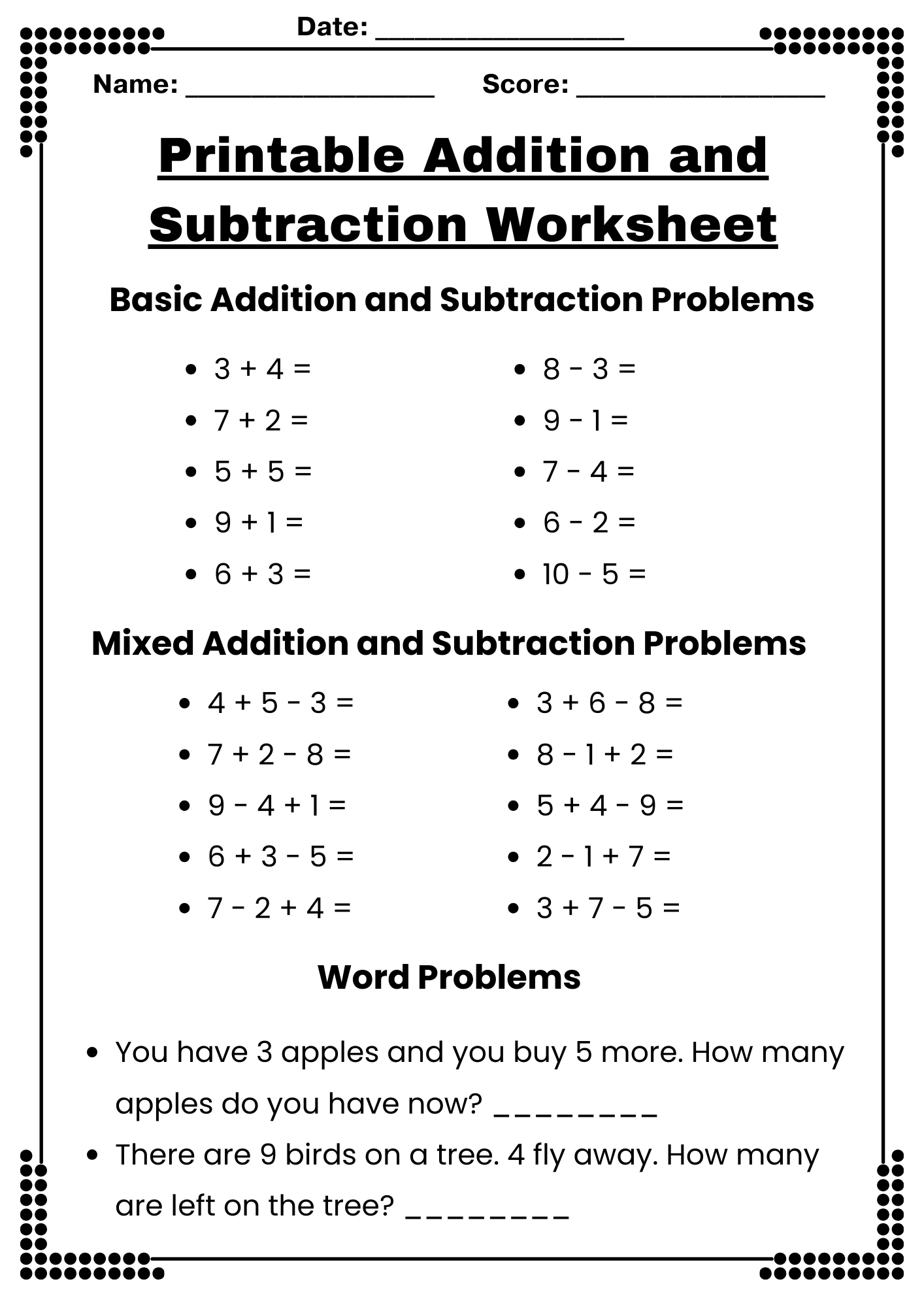 adding and subtracting worksheets adding and subtracting worksheets