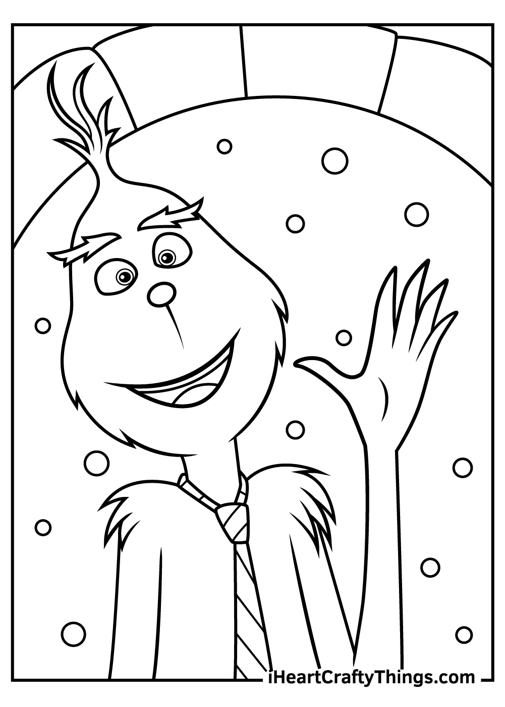50 Grinch Coloring Pages Printable PDF Sheets For Free 