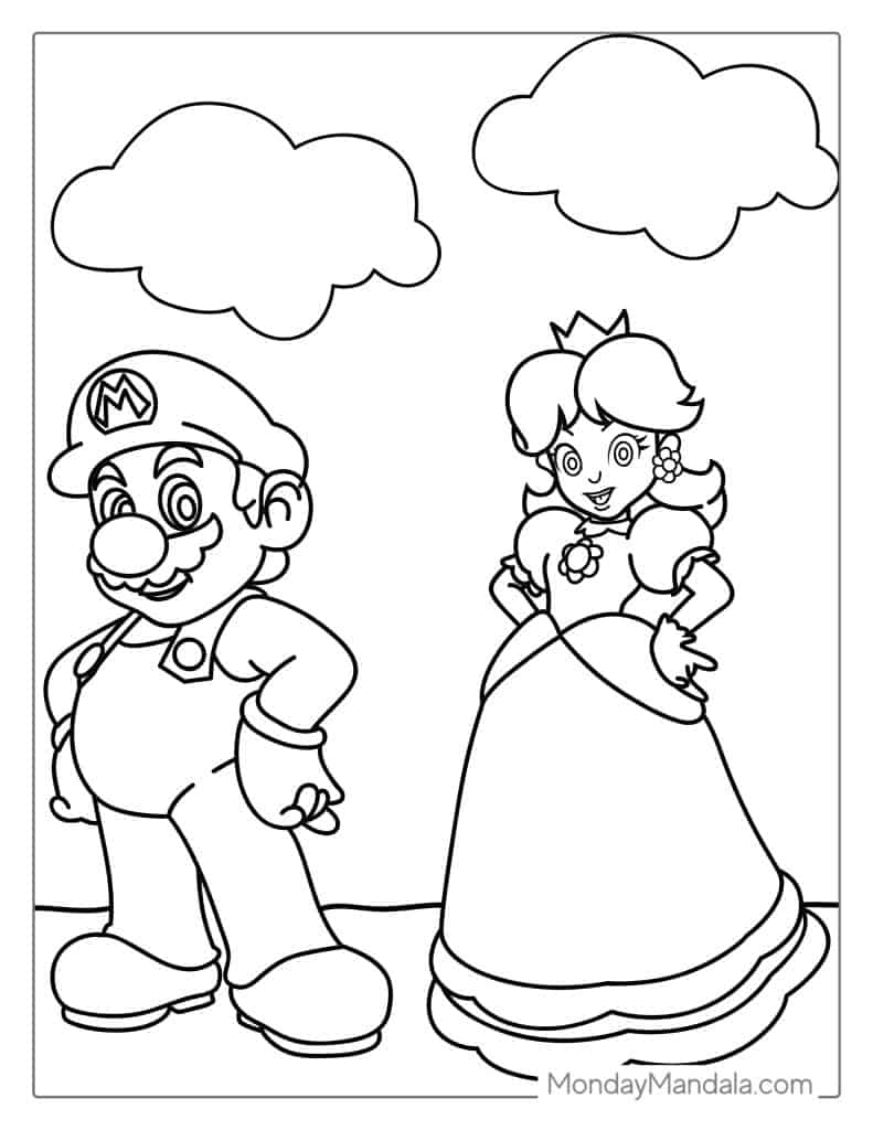 50 Mario Coloring Pages Free PDF Printables 50 Mario Coloring Pages Free PDF Printables