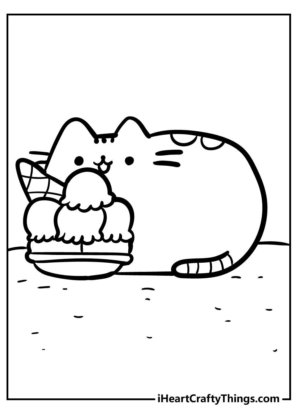 50 Pusheen Coloring Pages Free Printable PDF Sheets 