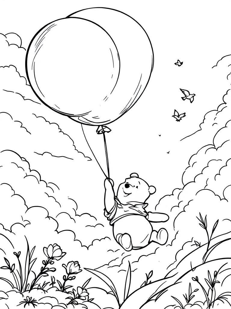 50 winnie The Pooh And Friends Inspired Coloring Pages Etsy