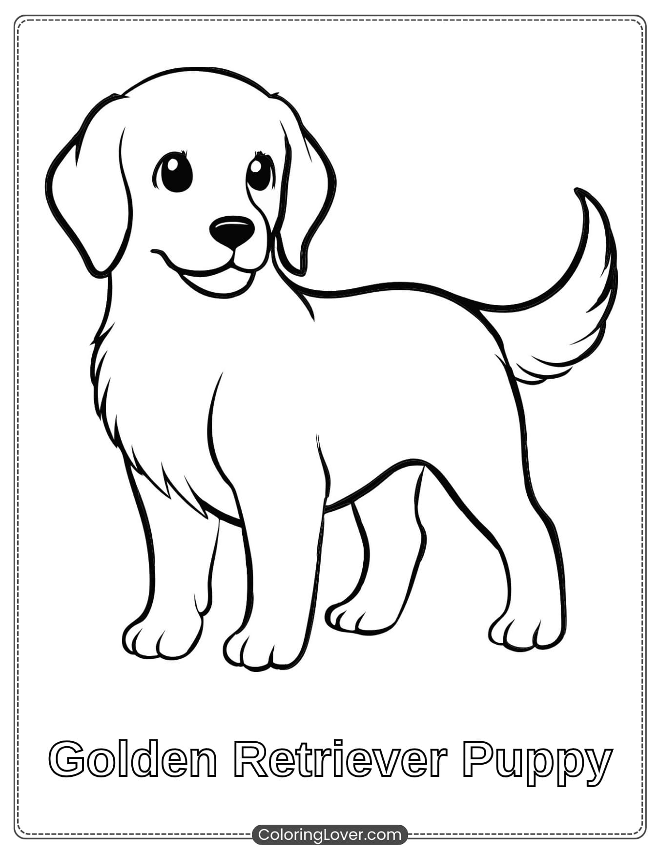 cute puppy coloring page cute puppy coloring page