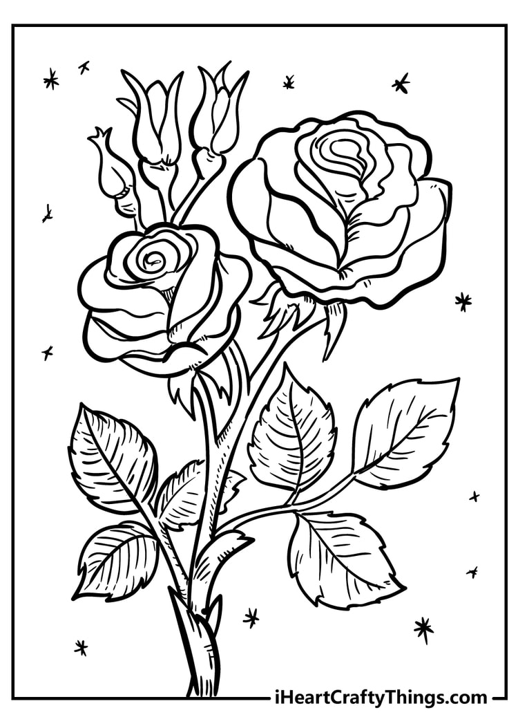 52 Flower Coloring Pages Easy Free Printable PDFs For Kids 52 Flower Coloring Pages Easy Free Printable PDFs For Kids