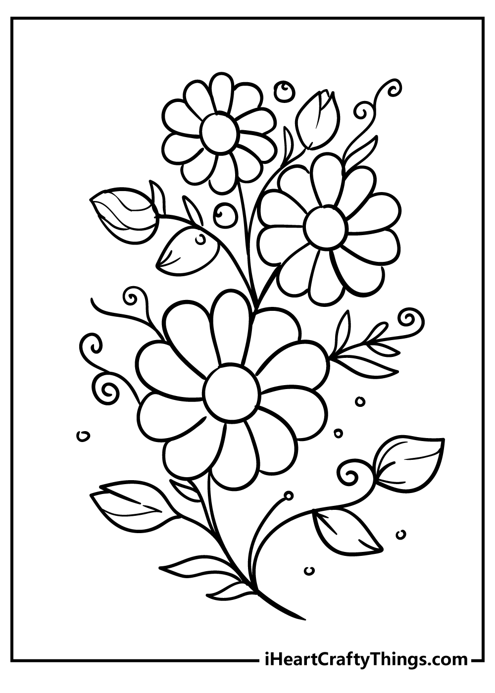 preschool flower coloring pages preschool flower coloring pages