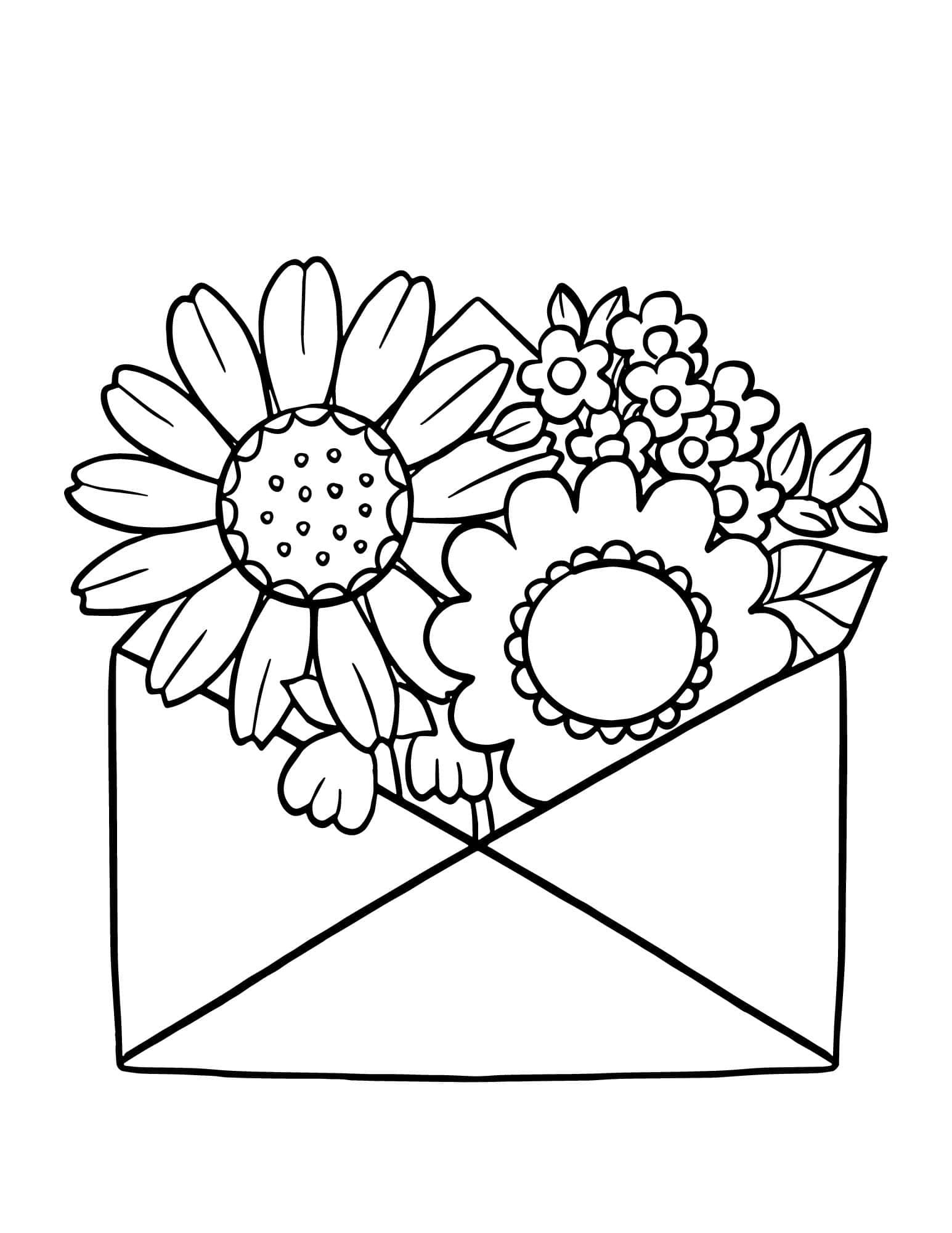 54 Stunning Flower Coloring Pages For Kids And Adults