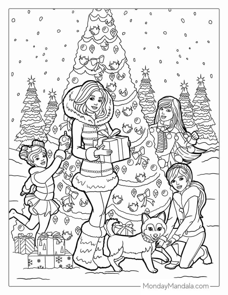 58 Barbie Coloring Pages Free PDF Printables 