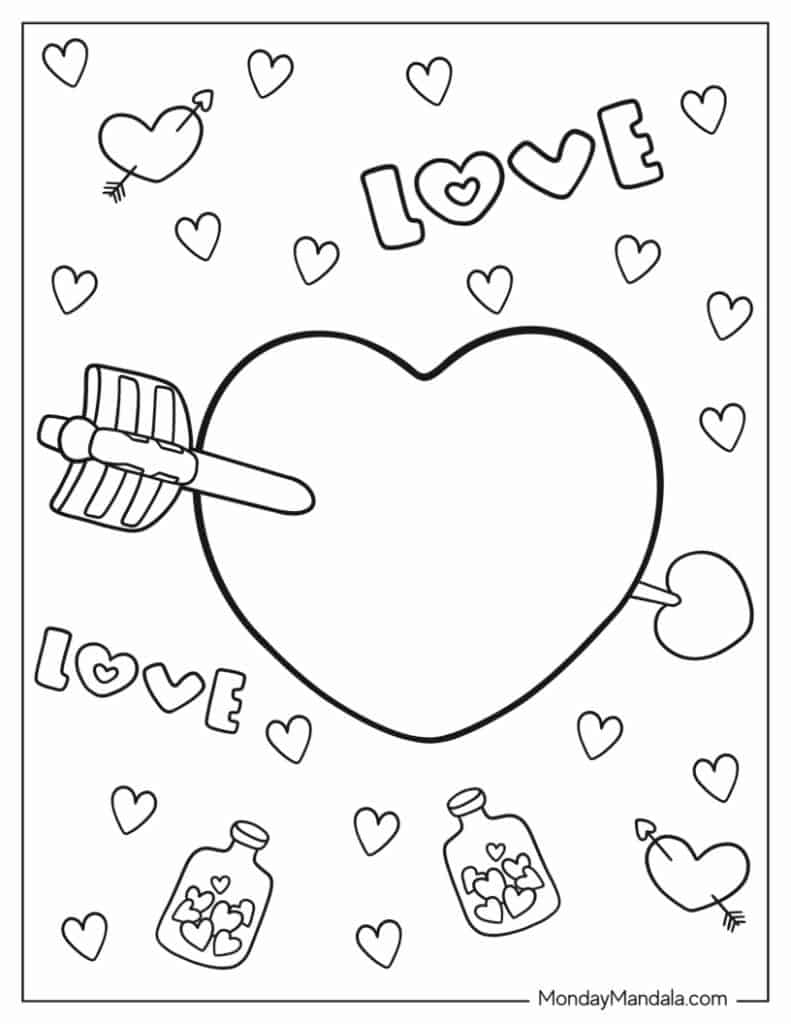 60 Heart Coloring Pages Free PDF Printables 60 Heart Coloring Pages Free PDF Printables