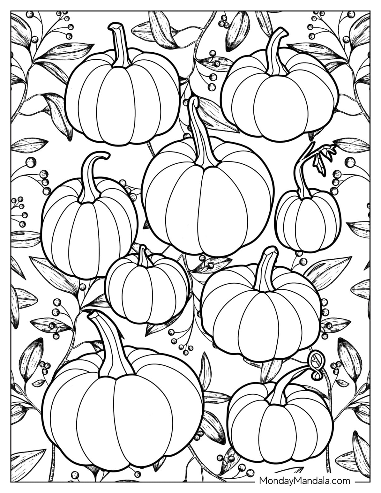 60 Pumpkin Coloring Pages Free PDF Printables 60 Pumpkin Coloring Pages Free PDF Printables