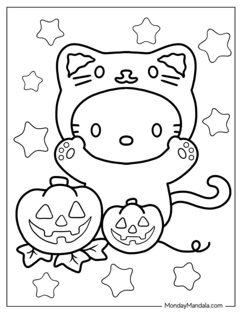 68 Hello Kitty Coloring Pages Free PDF Printables