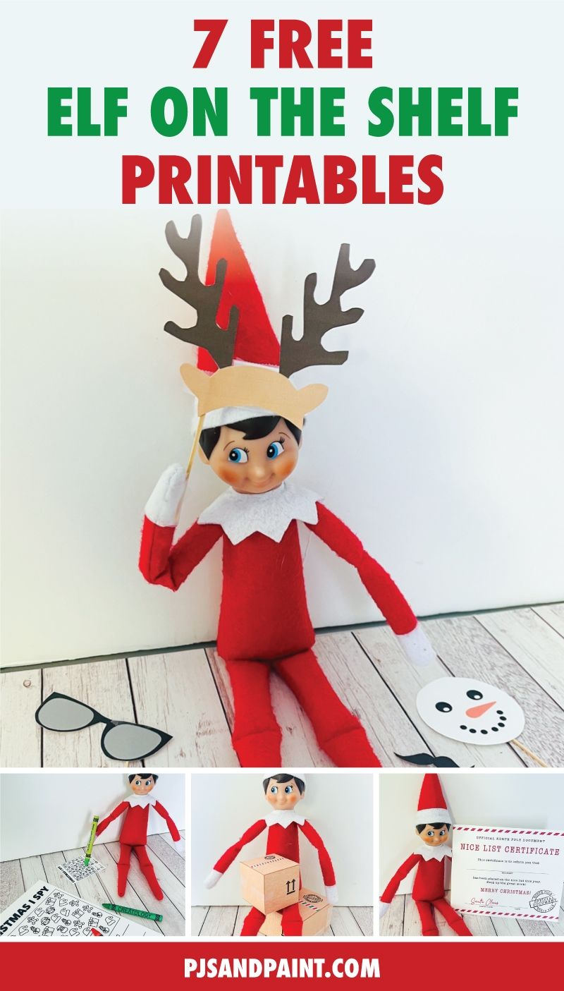 elf on shelf printables