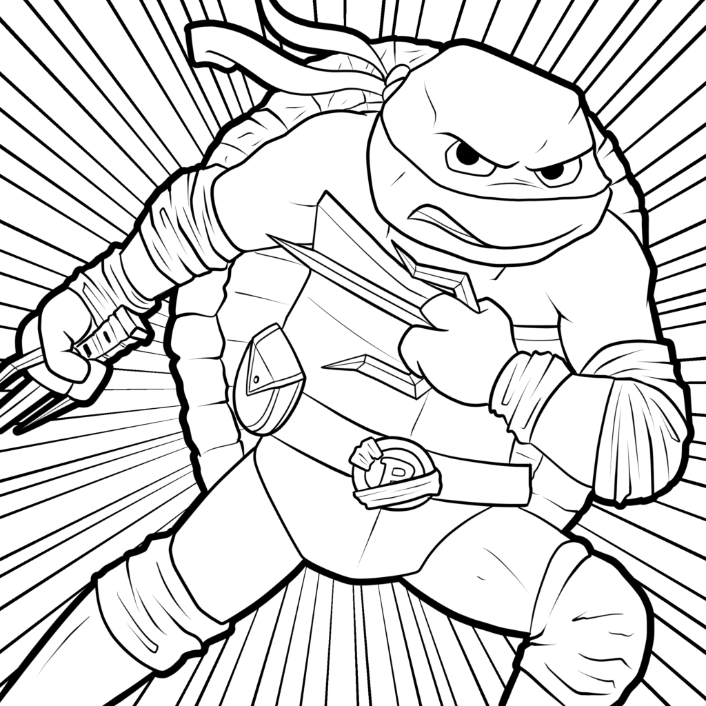 ninja turtles coloring pages