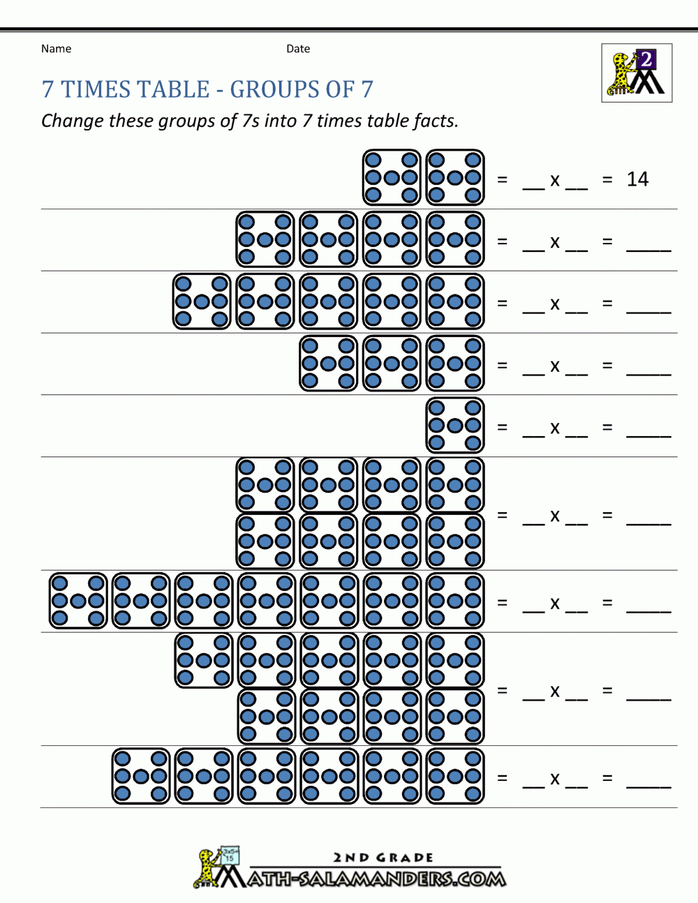 multiplication by 7 worksheet multiplication by 7 worksheet