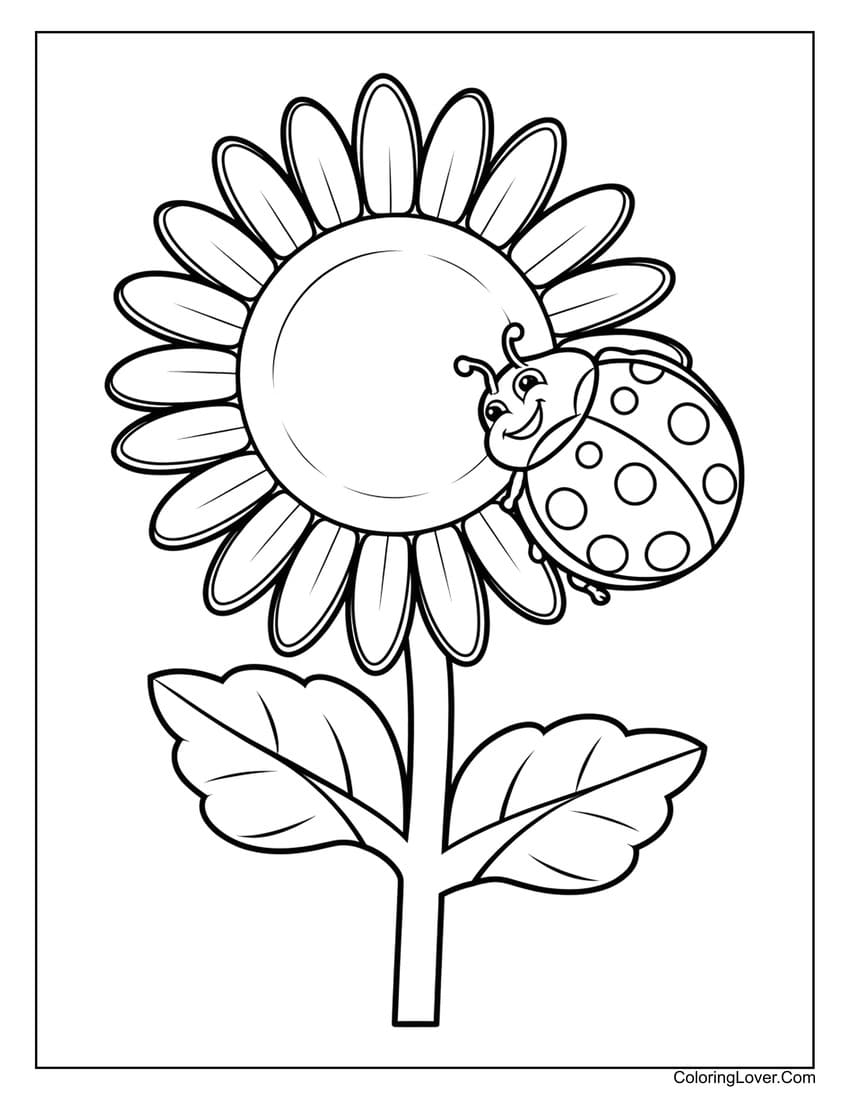 flowers printable coloring pages