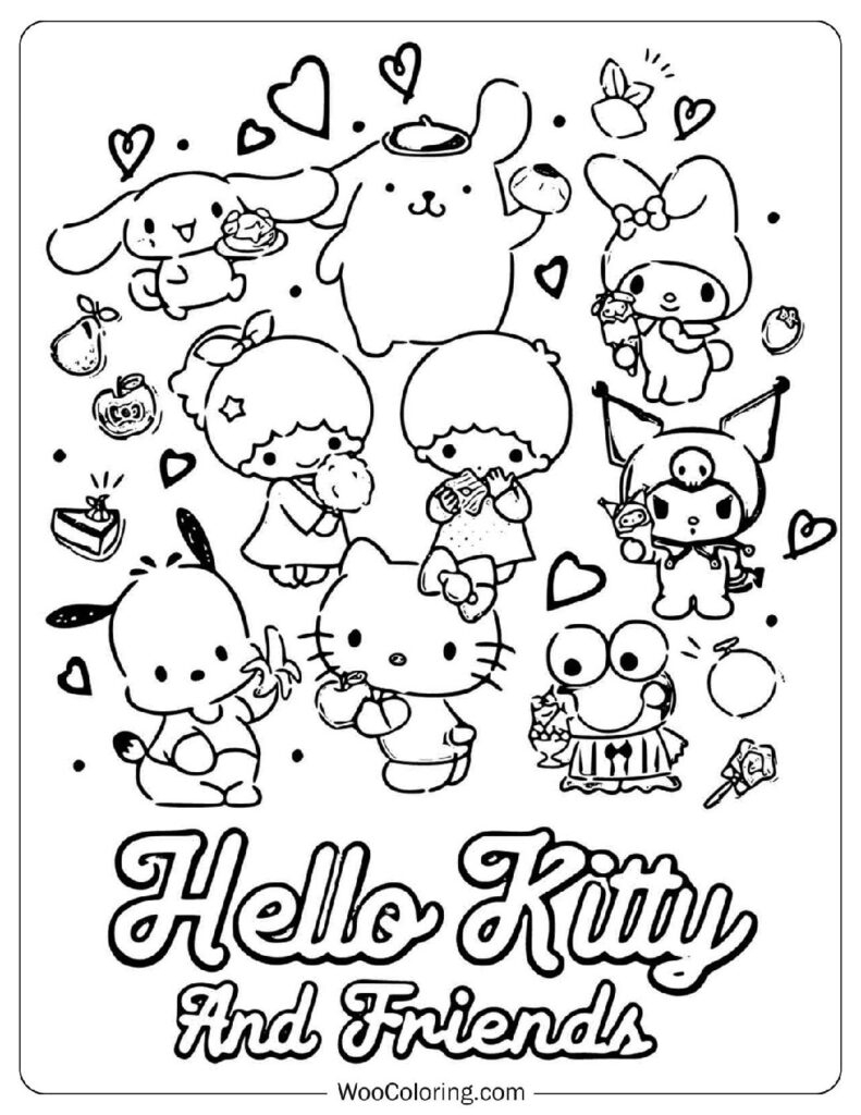 hello kitty coloring sheets free hello kitty coloring sheets free