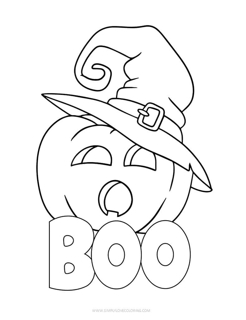 free halloween printable coloring pages