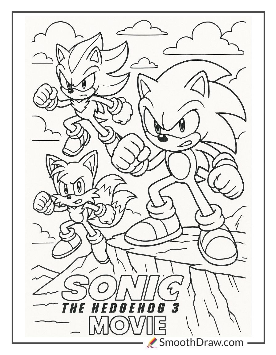 88 Sonic Coloring Pages Free Printables 