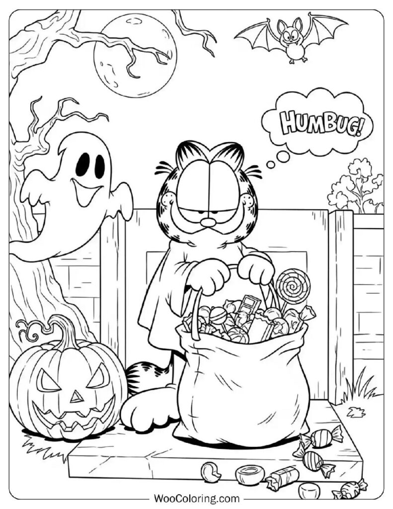 free printable halloween coloring book