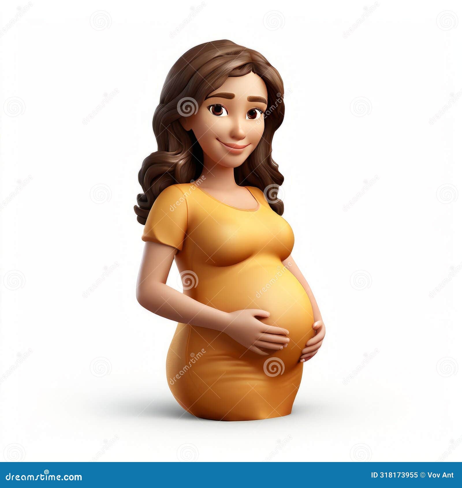 A Pregnant Woman Emoji Symbolizing Pregnancy And Motherhod K U Stock Image Image Of Pregnant Woman 318173955