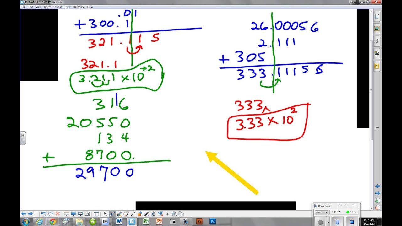 adding with sig figs adding with sig figs