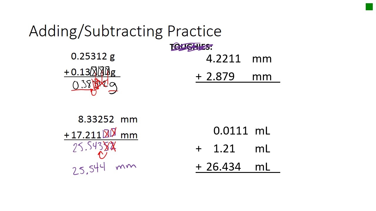 Adding Subtracting Sig Figs Recording Faster YouTube Adding Subtracting Sig Figs Recording Faster YouTube