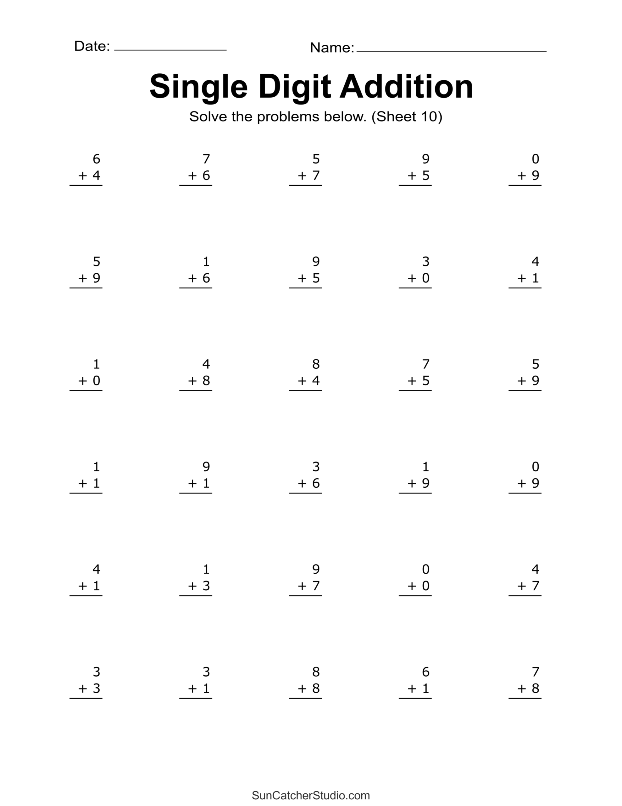 Addition Worksheets Free Printable Easy Math Problems Free Printables Lettering SVG Files Tools Apps Addition Worksheets Free Printable Easy Math Problems Free Printables Lettering SVG Files Tools Apps