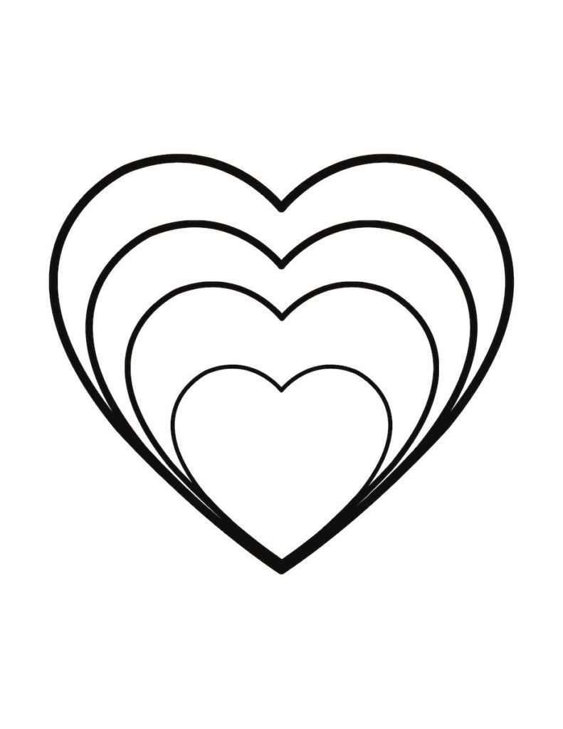 printable heart templates free