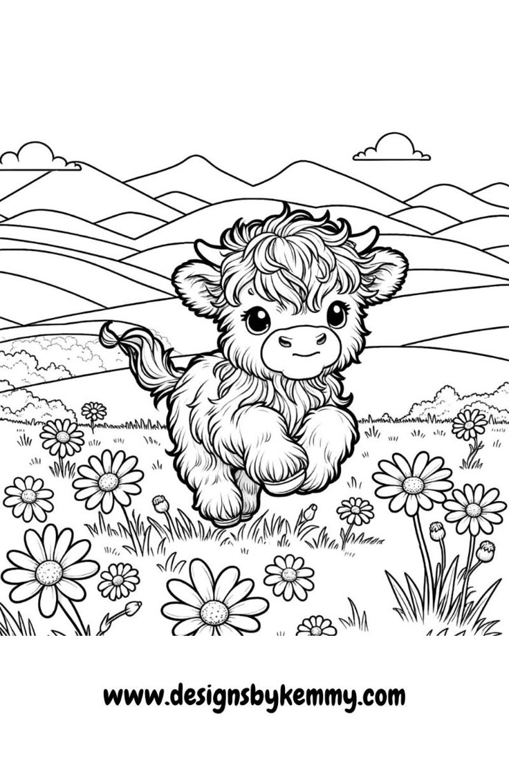 colouring page of a cow colouring page of a cow