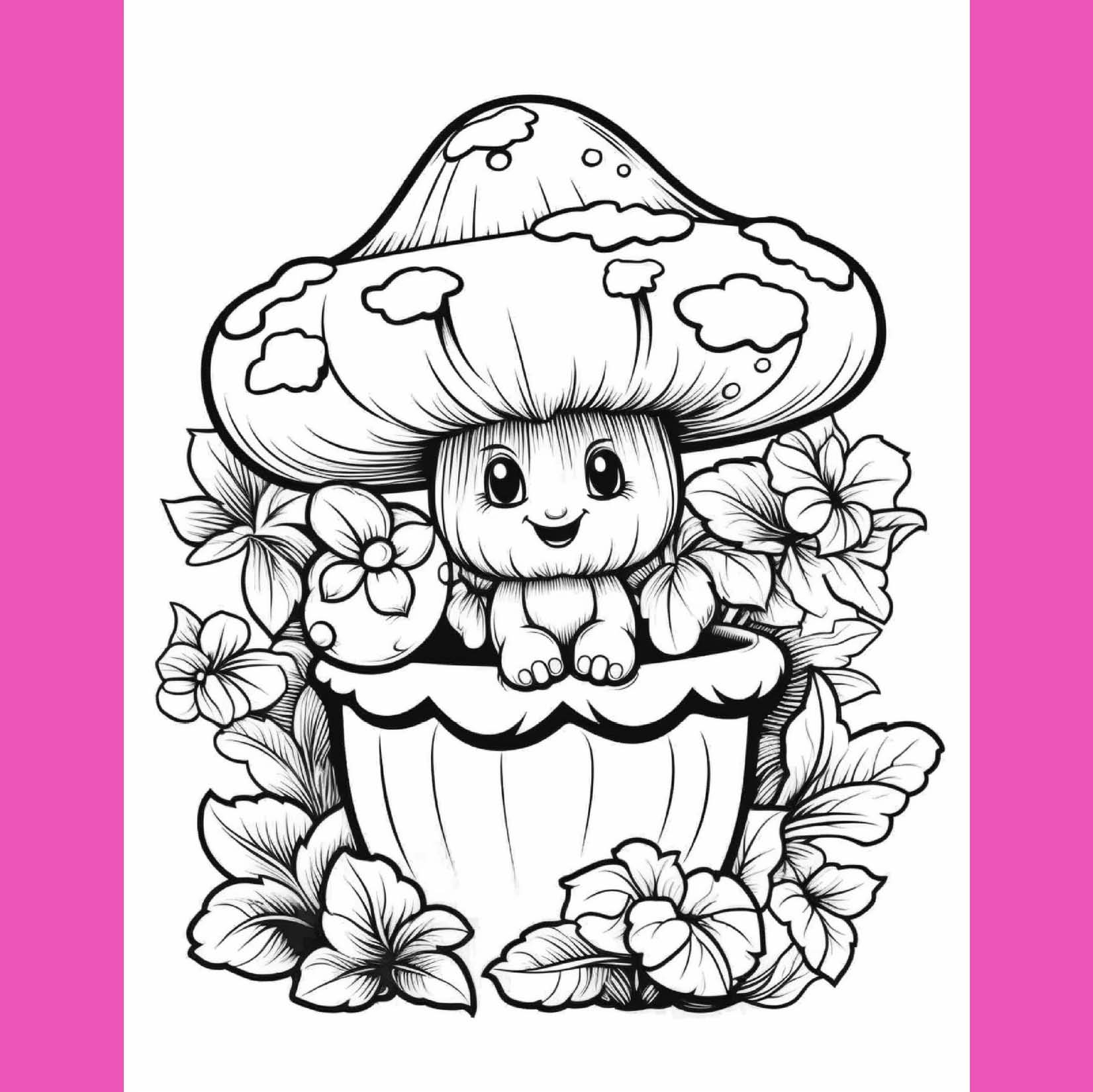 Adorable Kawaii Mushroom Coloring Book For Kids Cute Whimsical Illustrations Made By Teachers Adorable Kawaii Mushroom Coloring Book For Kids Cute Whimsical Illustrations Made By Teachers