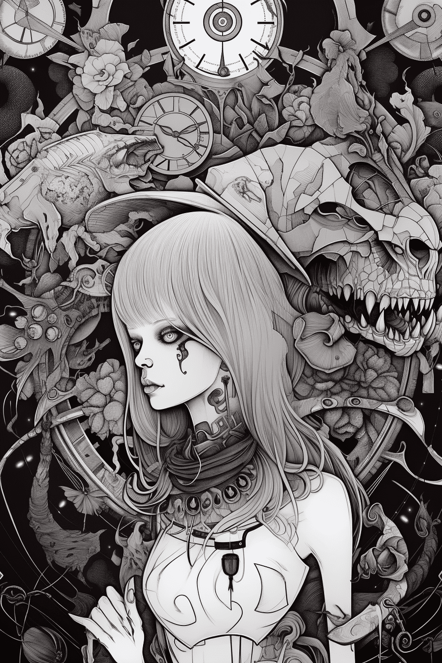 Adult Printable Coloring Pages 476 FREE Creepy Kawaii Anime Dark Fantasy Printable Coloring Book Sheets Creativindie Adult Printable Coloring Pages 476 FREE Creepy Kawaii Anime Dark Fantasy Printable Coloring Book Sheets Creativindie