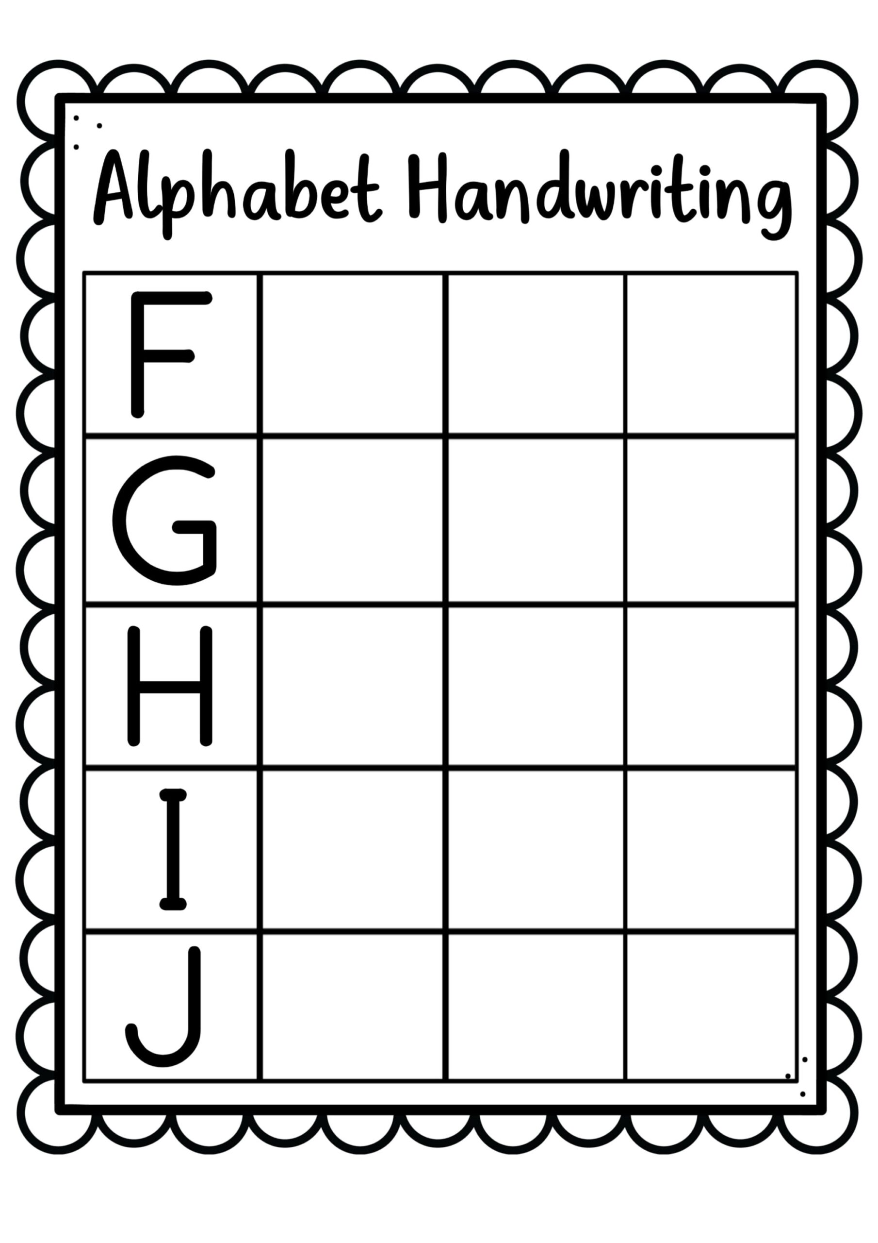Alphabet Handwriting Practice Worksheets ABC Writing digital Download Etsy Alphabet Handwriting Practice Worksheets ABC Writing digital Download Etsy