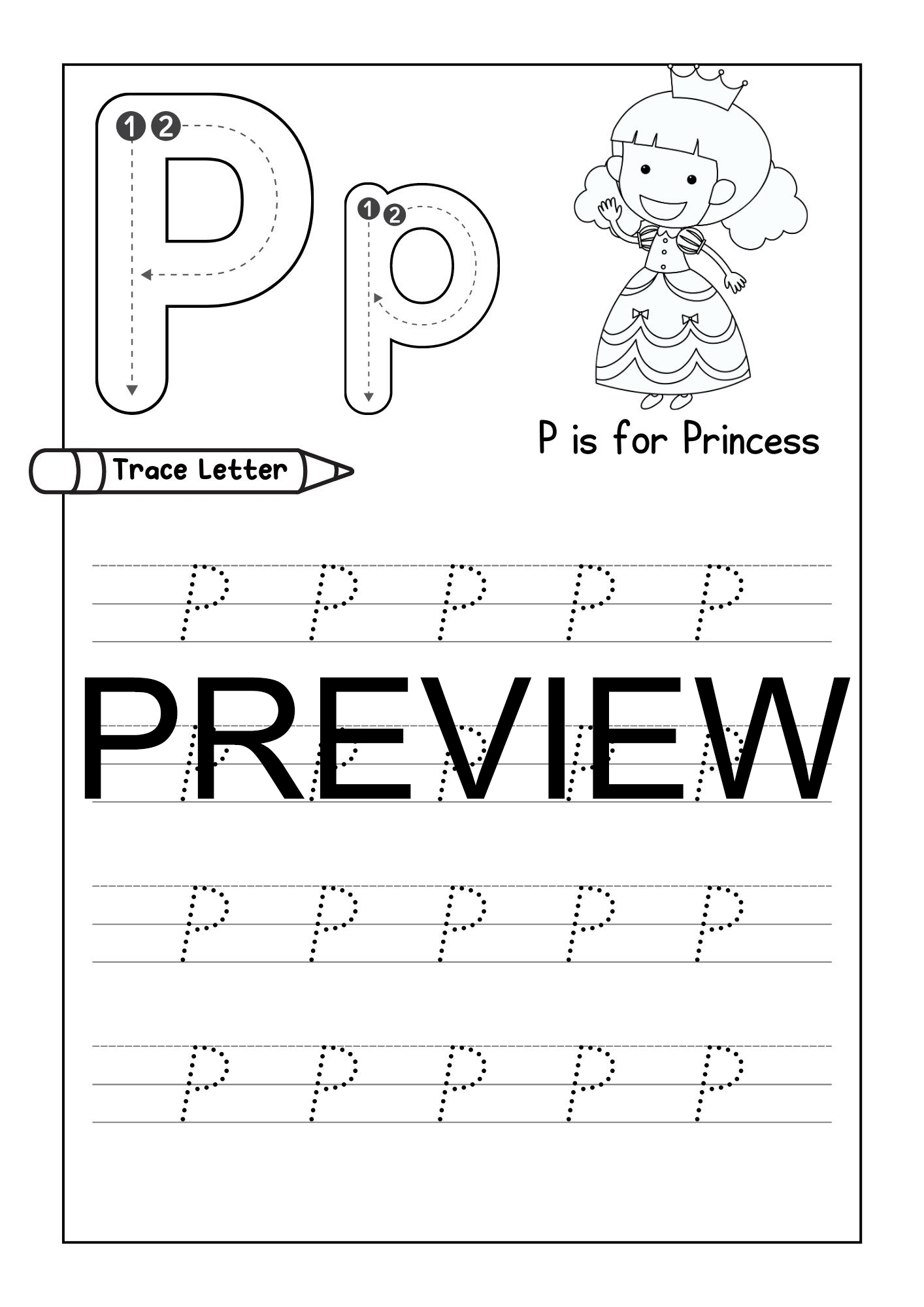letter p tracing worksheet letter p tracing worksheet
