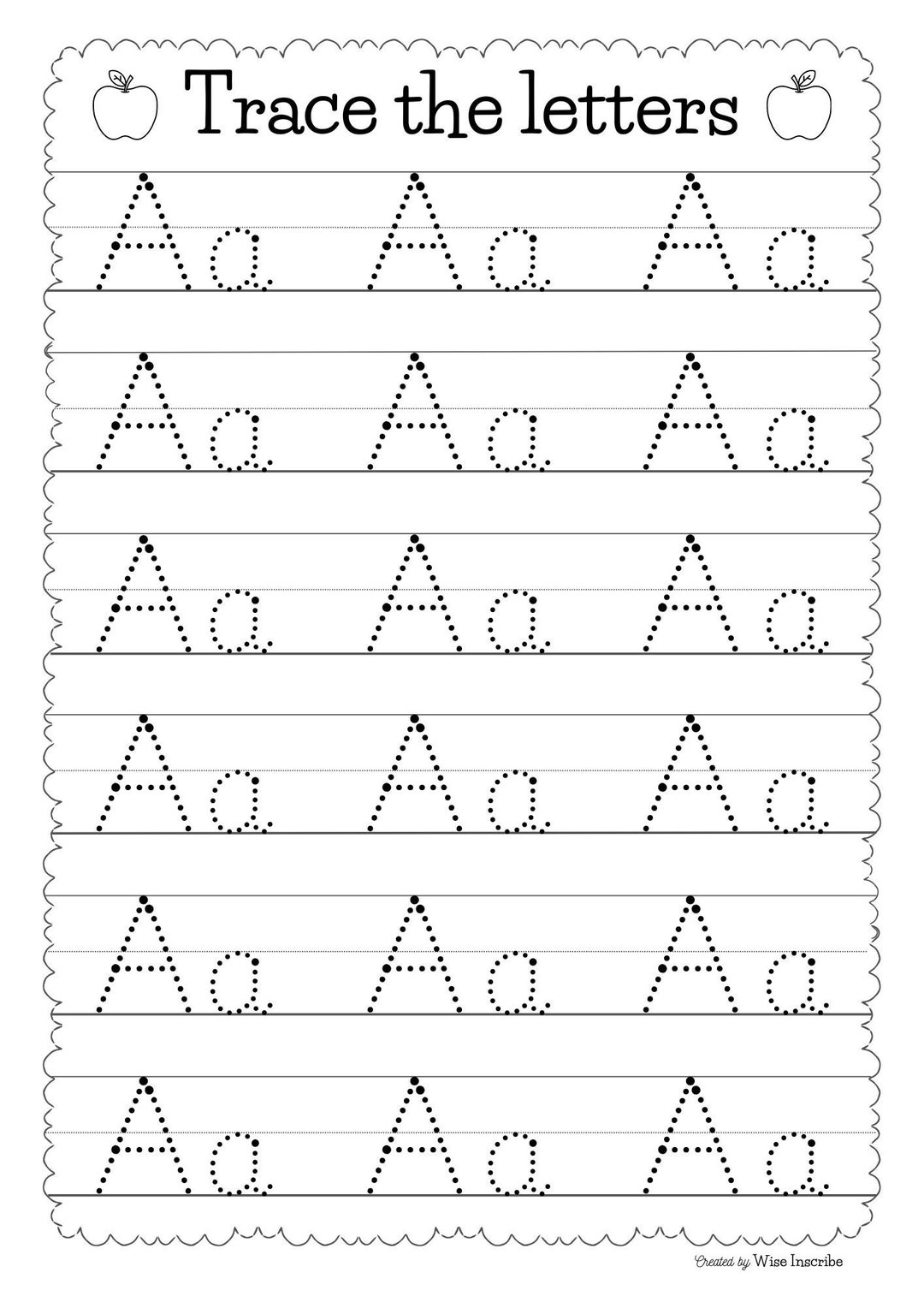 letter a worksheets for preschoolers