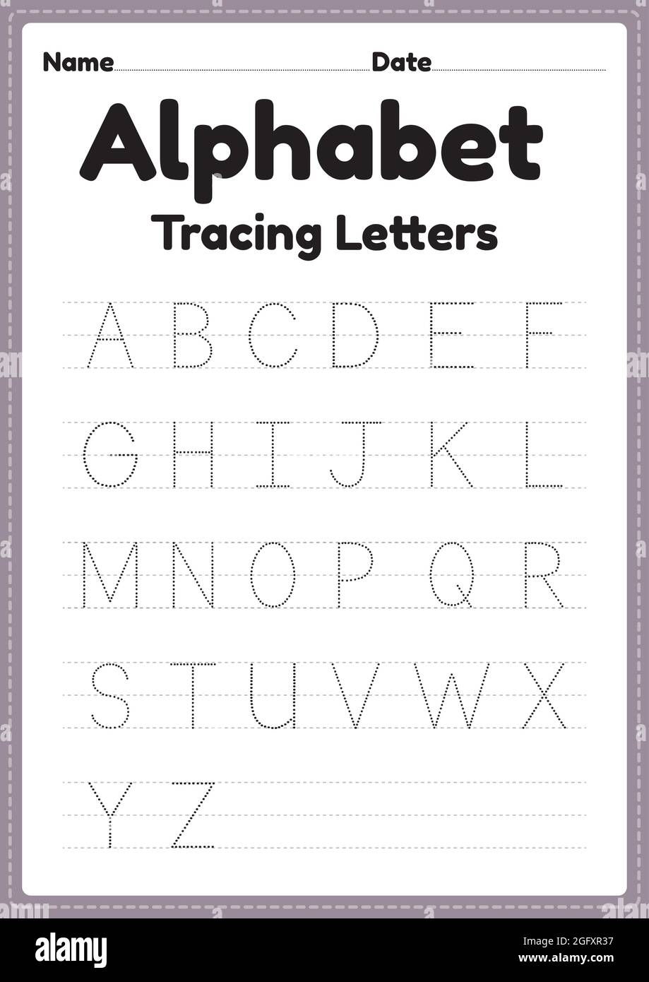 tracing worksheets for kindergarten