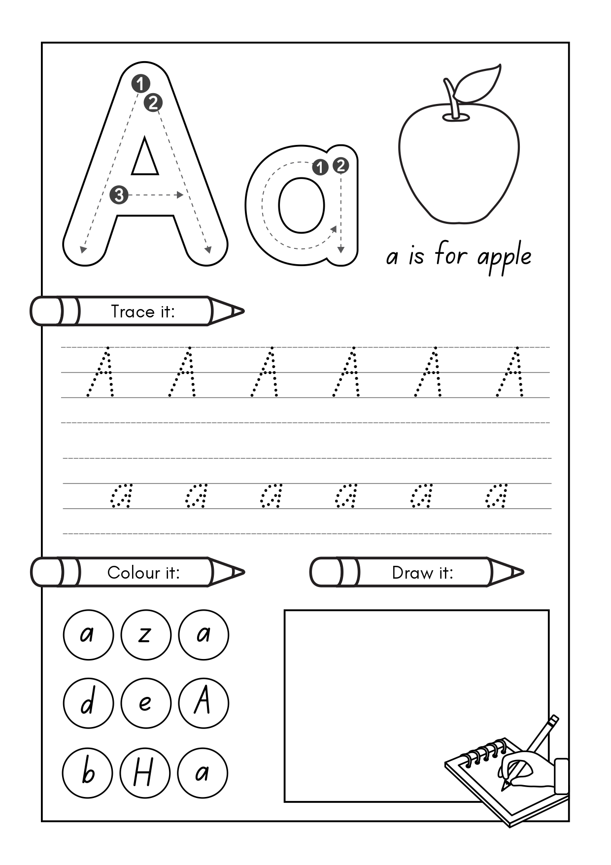 Alphabet Worksheets Handwriting Practice Writing Letters Tracing Made By Teachers Alphabet Worksheets Handwriting Practice Writing Letters Tracing Made By Teachers