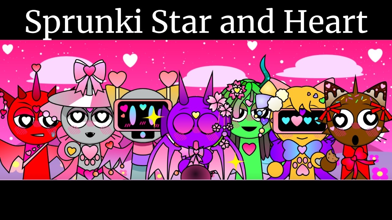 sprunki star and heart